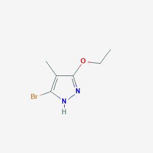 3-bromo-5-ethoxy-4-methyl-1H-pyrazole