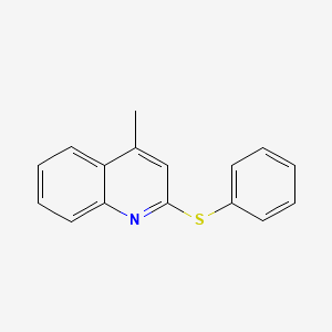 4-Methyl-2-(phenylsulfanyl)quinoline