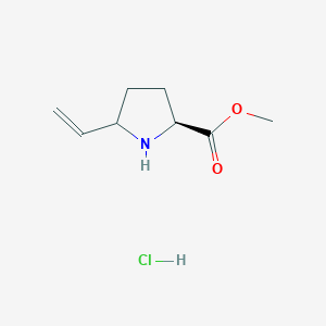 (2S)-Methyl 5-vinylpyrrolidine-2-carboxylate hydrochloride