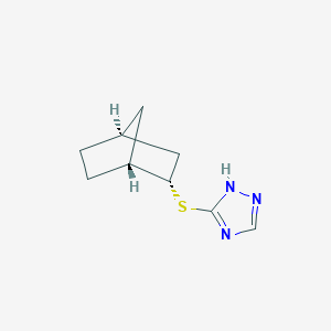 3-((1R,2S,4S)-Bicyclo[2.2.1]heptan-2-ylthio)-1H-1,2,4-triazole