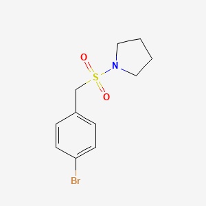 molecular formula C11H14BrNO2S B1287877 1-(4-bromobenzylsulfonyl)pyrrolidine CAS No. 950255-92-2