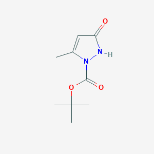 tert-Butyl 3-hydroxy-5-methyl-1H-pyrazole-1-carboxylate