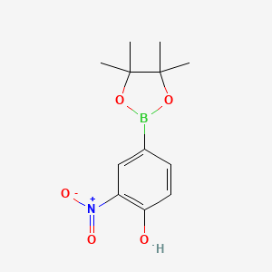 2-Nitro-4-(4,4,5,5-tetramethyl-1,3,2-dioxaborolan-2-yl)phenol