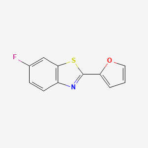 6-Fluoro-2-(furan-2-yl)benzo[d]thiazole