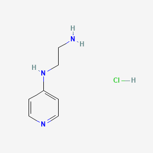 molecular formula C7H12ClN3 B1287893 4-(2-Aminoethylamino)pyridine hydrochloride CAS No. 64281-29-4