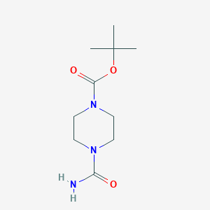 molecular formula C10H19N3O3 B1287899 Tert-butyl 4-carbamoylpiperazine-1-carboxylate CAS No. 883554-88-9