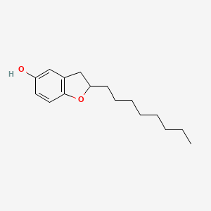 2-Octyl-2,3-dihydro-1-benzofuran-5-OL