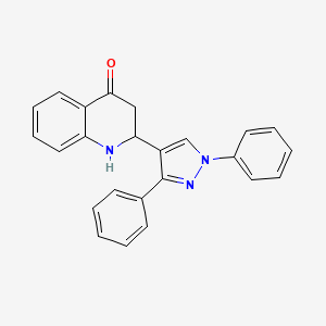 2-(1,3-Diphenyl-1H-pyrazol-4-yl)-2,3-dihydroquinolin-4(1H)-one