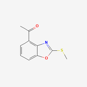 1-(2-(Methylthio)benzo[d]oxazol-4-yl)ethanone