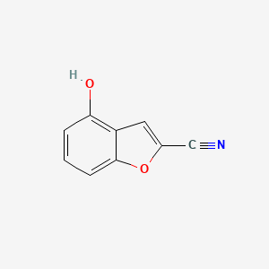 4-Hydroxybenzofuran-2-carbonitrile