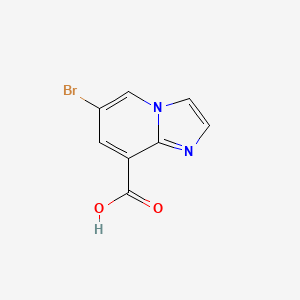 molecular formula C8H5BrN2O2 B1287905 6-Bromoimidazo[1,2-a]pyridine-8-carboxylic acid CAS No. 903129-78-2