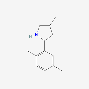 2-(2,5-Dimethylphenyl)-4-methylpyrrolidine