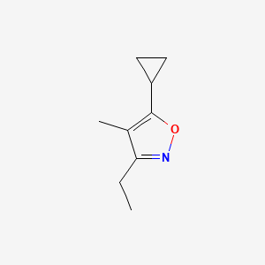 5-Cyclopropyl-3-ethyl-4-methylisoxazole