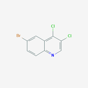 molecular formula C9H4BrCl2N B1287927 6-Bromo-3,4-dichloroquinoline CAS No. 927801-17-0