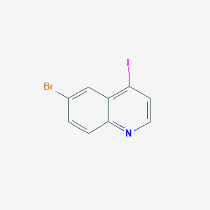 molecular formula C9H5BrIN B1287929 6-Bromo-4-iodoquinoline CAS No. 927801-23-8
