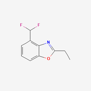 4-(Difluoromethyl)-2-ethylbenzo[d]oxazole