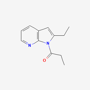 1-(2-ethyl-1H-pyrrolo[2,3-b]pyridin-1-yl)propan-1-one