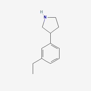 3-(3-Ethylphenyl)pyrrolidine