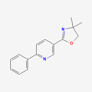 5-(4,4-Dimethyl-4,5-dihydro-1,3-oxazol-2-yl)-2-phenylpyridine