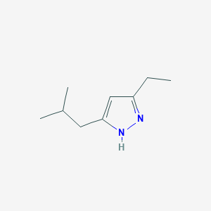 3-Ethyl-5-isobutyl-1H-pyrazole