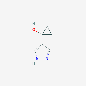 1-(1H-Pyrazol-4-yl)cyclopropanol