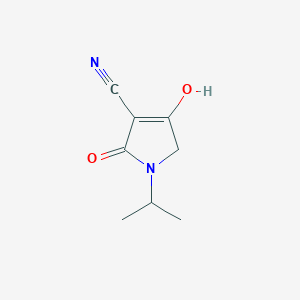 4-hydroxy-1-isopropyl-2-oxo-2,5-dihydro-1H-pyrrole-3-carbonitrile