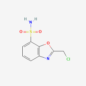 2-(Chloromethyl)benzo[d]oxazole-7-sulfonamide