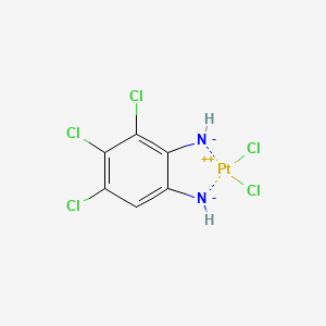 Platinum(2+),3,4,5-trichlorobenzene-1,2-diamine,dichloride