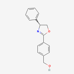 (R)-(4-(4-Phenyl-4,5-dihydrooxazol-2-yl)phenyl)methanol