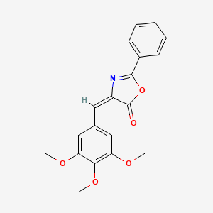 2-Phenyl-4-(3,4,5-trimethoxybenzylidene)oxazol-5(4H)-one