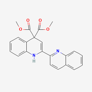 Dimethyl [2,2'-biquinoline]-4,4(1H)-dicarboxylate