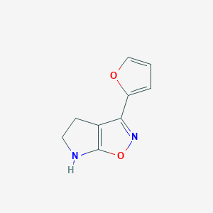 3-(Furan-2-yl)-5,6-dihydro-4H-pyrrolo[3,2-d]isoxazole