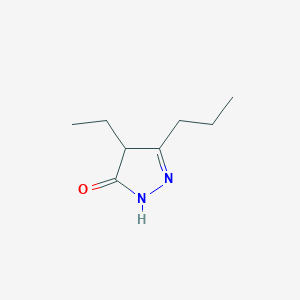 4-Ethyl-3-propyl-1H-pyrazol-5(4H)-one