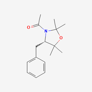 1-[(4S)-4-Benzyl-2,2,5,5-tetramethyl-1,3-oxazolidin-3-yl]ethan-1-one