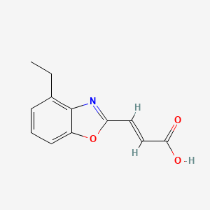 4-Ethylbenzo[d]oxazole-2-acrylic acid