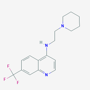 (2-Piperidin-1-yl-ethyl)-(7-trifluoromethyl-quinolin-4-yl)-amine