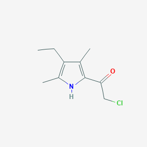 2-chloro-1-(4-ethyl-3,5-dimethyl-1H-pyrrol-2-yl)ethanone