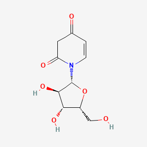 1-[(2R,3R,4R,5R)-3,4-dihydroxy-5-(hydroxymethyl)oxolan-2-yl]pyridine-2,4-dione