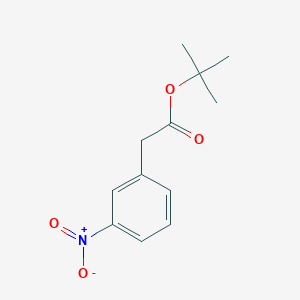 molecular formula C12H15NO4 B1287985 Tert-butyl 2-(3-nitrophenyl)acetate CAS No. 180150-74-7