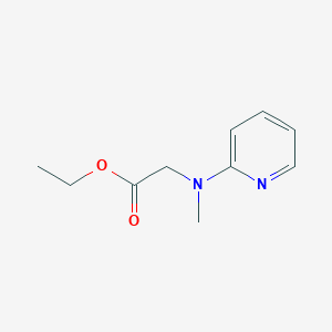 molecular formula C10H14N2O2 B1287986 Ethyl 2-(methyl(pyridin-2-yl)amino)acetate CAS No. 1249006-32-3