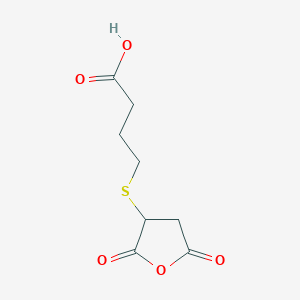 4-[(2,5-Dioxooxolan-3-yl)sulfanyl]butanoic acid