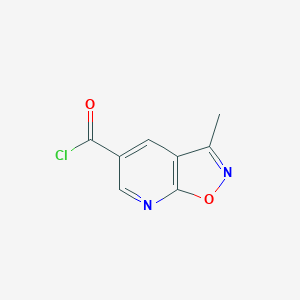 B12879997 3-Methylisoxazolo[5,4-b]pyridine-5-carbonyl chloride CAS No. 445496-31-1