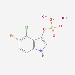 molecular formula C8H4BrClK2NO4P B012880 Potassium 5-bromo-4-chloro-1H-indol-3-yl phosphate CAS No. 102185-49-9
