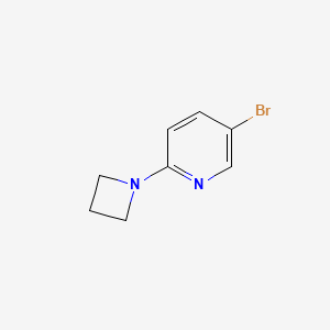molecular formula C8H9BrN2 B1288003 2-(Azetidin-1-yl)-5-bromopyridine CAS No. 708273-64-7
