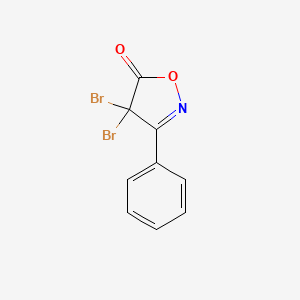 4,4-dibromo-3-phenylisoxazol-5(4H)-one