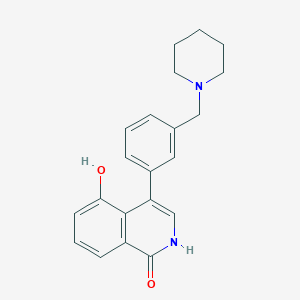 5-Hydroxy-4-{3-[(piperidin-1-yl)methyl]phenyl}isoquinolin-1(2H)-one