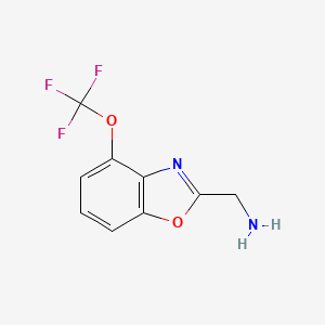 2-(Aminomethyl)-4-(trifluoromethoxy)benzo[d]oxazole