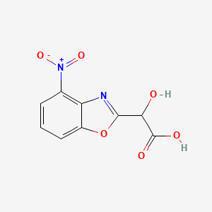 2-(Carboxy(hydroxy)methyl)-4-nitrobenzo[d]oxazole