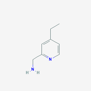 molecular formula C8H12N2 B1288016 (4-Ethylpyridin-2-yl)methanamine CAS No. 1211592-52-7