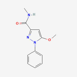 5-Methoxy-N-methyl-1-phenyl-1H-pyrazole-3-carboxamide